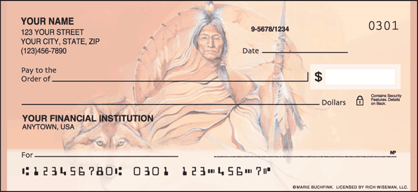 american indians checks - click to preview
