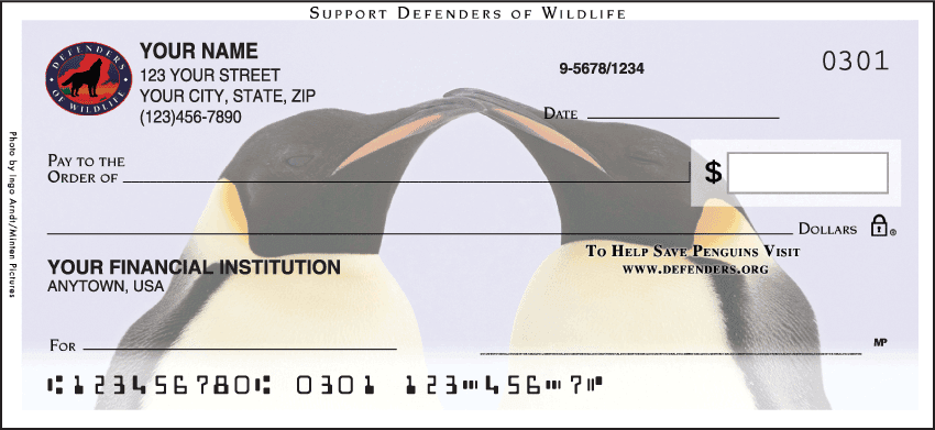 Enlarged view of defenders of wildlife - penguins checks