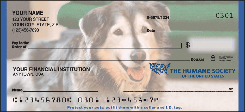 the humane society checks - click to preview