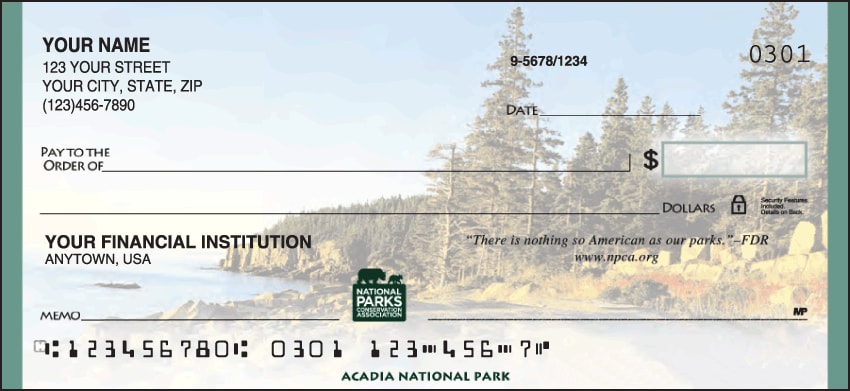 national parks conservation association checks - click to preview