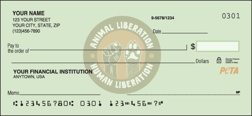 PETA Animal Liberation Checks