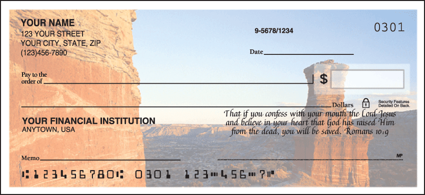 scenic bible verses checks - click to preview