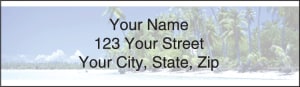 Island Paradise Address Labels – click to view product detail page