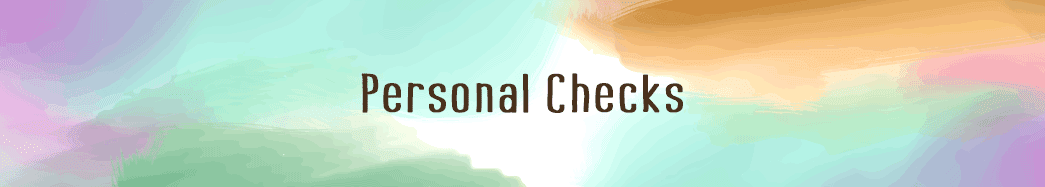 Personal Checks