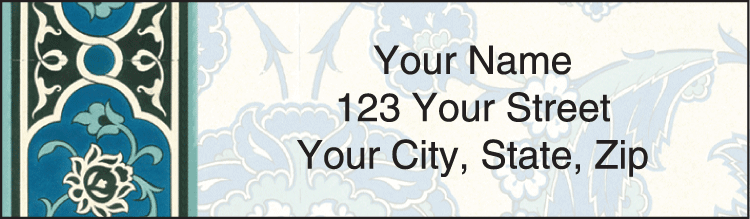 arabesque address labels - click to preview