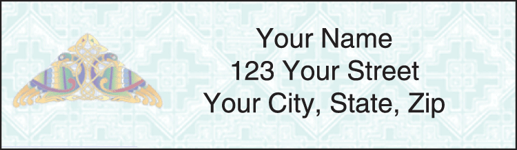 celtic echo address labels - click to preview