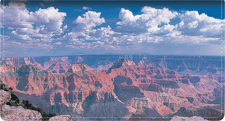 Grand Canyon Fabric Checkbook Cover - click to view larger image