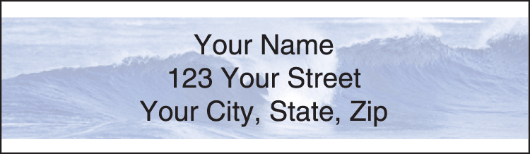 island paradise address labels - click to preview