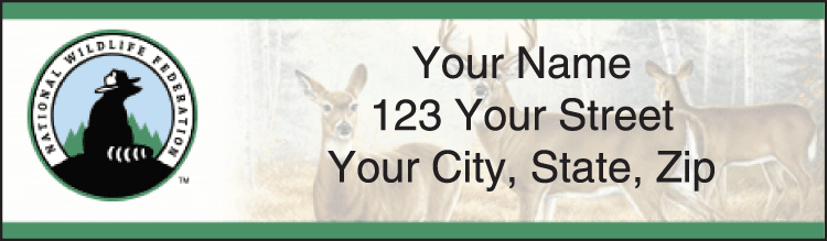 National Wildlife Federation Wildlife Address Labels