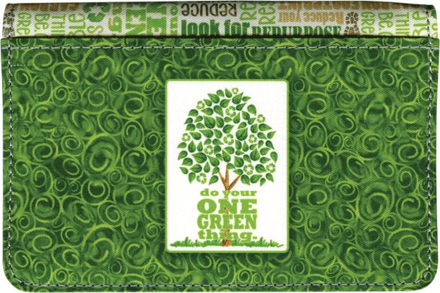 One Green Thing Debit Wallet - click to view larger image