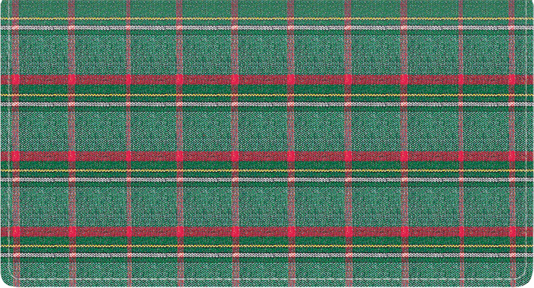 Pay It With Plaid Fabric Checkbook Cover - click to view larger image