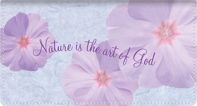 Petals from Heaven Checkbook Cover - click to view larger image