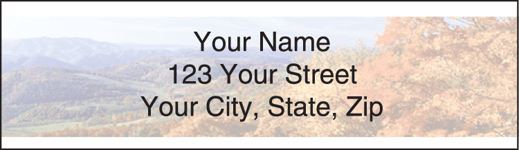 scenic america address labels - click to preview