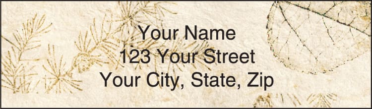 Woodlands Address Labels - click to view larger image