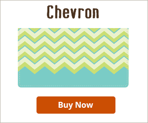 Chevron Checkbook Cover