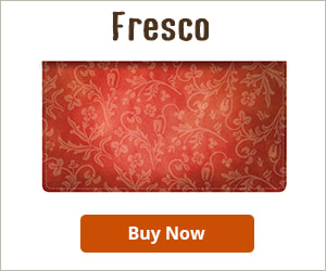 Fresco Fabric Checkbook Cover