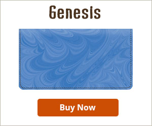 Genesis Leather Checkbook Cover