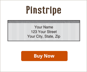 Pinstripe Address Labels