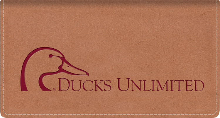 Ducks Unlimited Leather Checkbook Cover