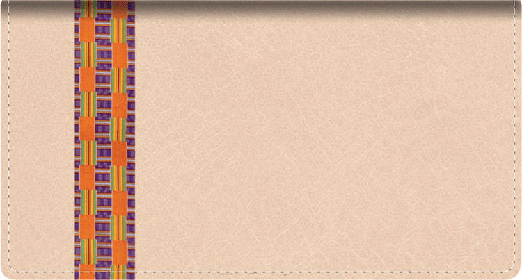 Shades of Africa Fabric Checkbook Cover