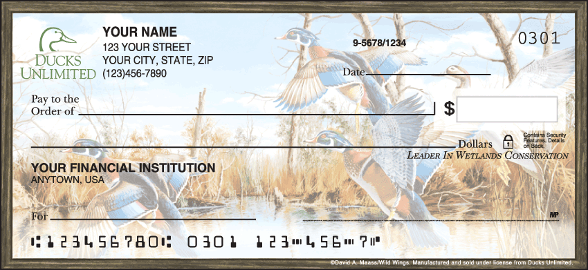 Ducks Unlimited Checks - 1 box - Singles