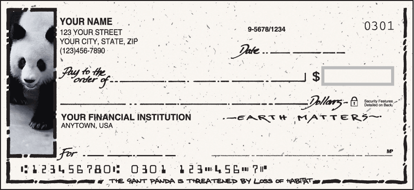 Earth Matters Duplicate Checks 1 Box