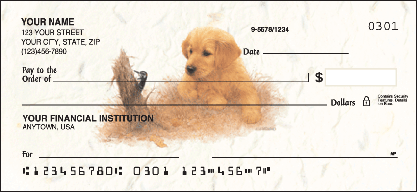Puppies Checks - 1 box - Duplicates